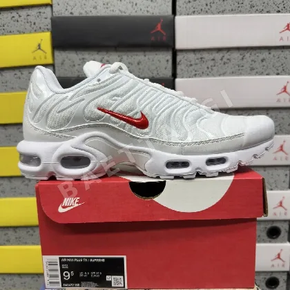 나이키 [TK] 에어 맥스 플러스 DA1472-100 201977 Nike Air Max Plus Supreme White