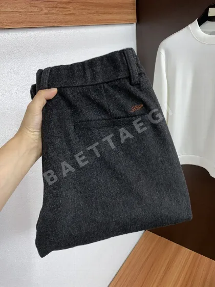 로로피아나 기모 울 밴딩 남성 바지 207602