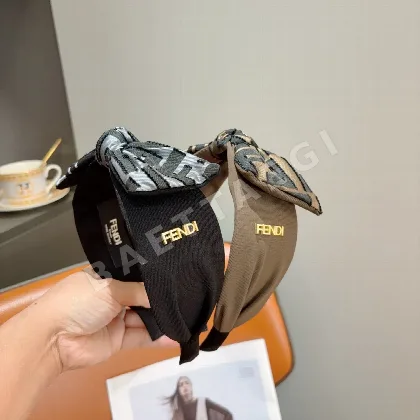 펜디 더블F 리본 헤어밴드 185012