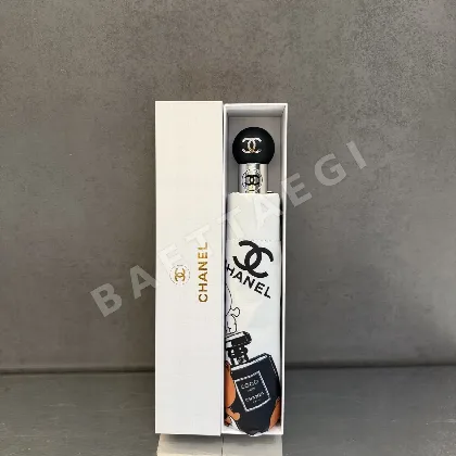 샤넬 삼단 자동 접이식 우산 85358