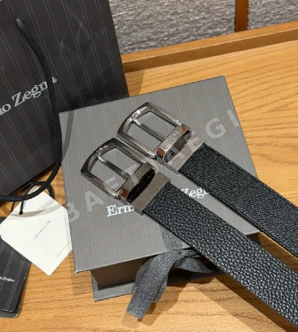 제냐 남성 리버시블 가죽 벨트 35MM 180969