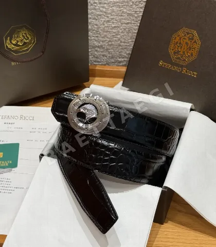 스테파노리치 이글헤드 가죽 벨트 38mm 177943
