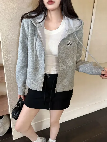 로에베 후드 드로스트링 여성 자켓 178728