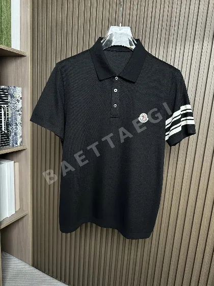 몽클레르 시그니처 스트라이프 남성 반팔 티셔츠 48594