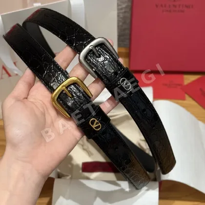 발렌티노 소가죽 핀버클 벨트 180260