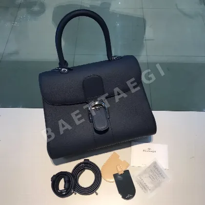 델보 브릴리언트 토고 가죽 숄더백 17085
