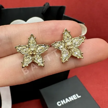 샤넬 펜타그램 플라워 귀걸이 203788