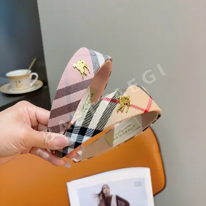 버버리 이중 구조 넓은 헤어밴드 184903