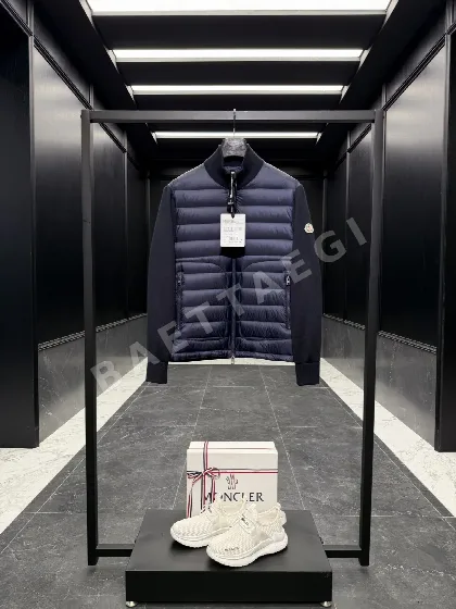 몽클레르 남성 울 혼방 경량 다운 패딩 점퍼 181199