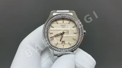 피아제 폴로 9015 1110 P 오토매틱 50 시간 파워리저브 남성 시계 레플리카 45362 Piaget