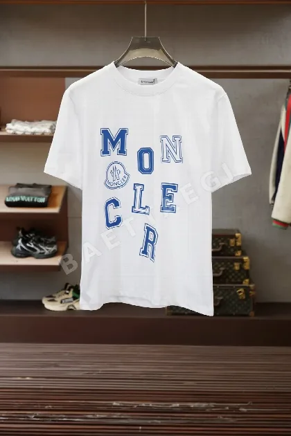 몽클레르 3D 프린트 로고 남성 반팔 티셔츠 48741
