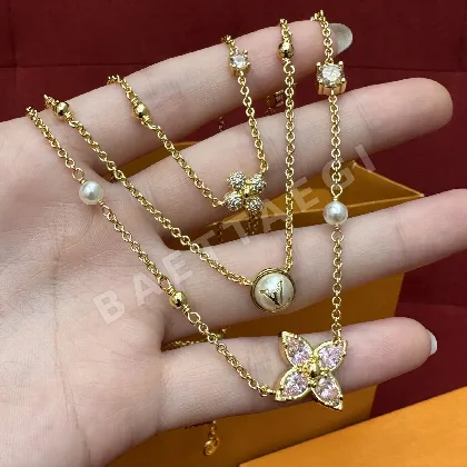 루이비통 블루밍 심포니 3단 목걸이 207436