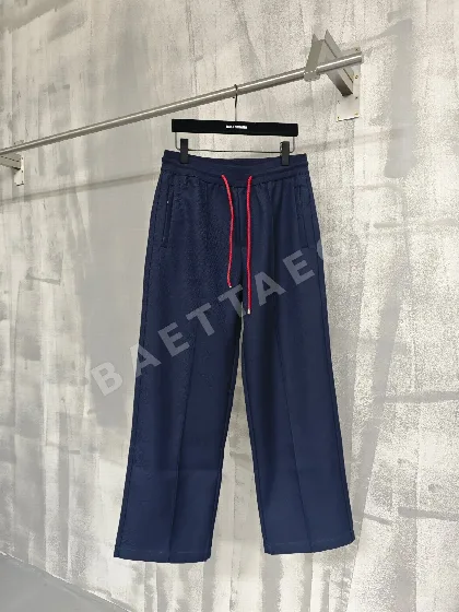 로에베 네이비 울 혼방 수트 팬츠 남성 바지 179168