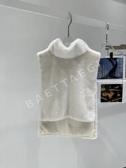 더로우 밍크 숄 여성 조끼 206336