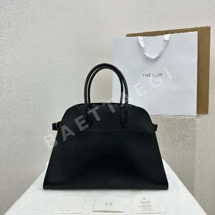 더로우 미디엄 블랙 가죽 가방 133371