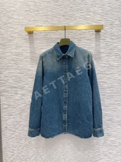 구찌 여성 데님 셔츠 91460