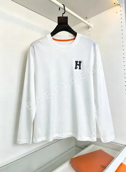 에르메스 크루넥 긴팔 티셔츠 169740