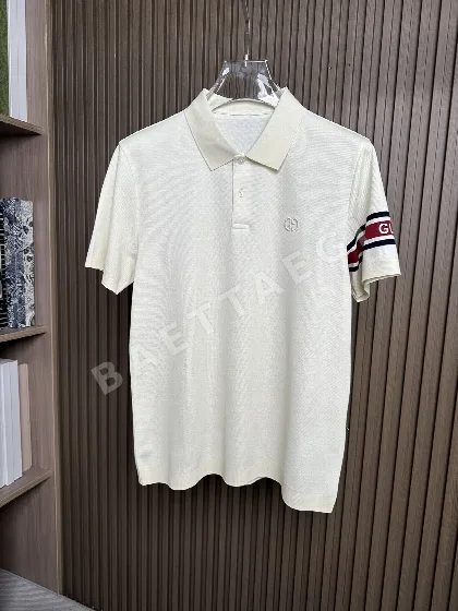 구찌 더블 G 자수 로고 폴로 반팔셔츠 24553