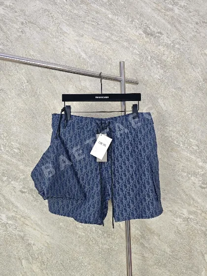 디올 오블리크 패턴 남성 반바지