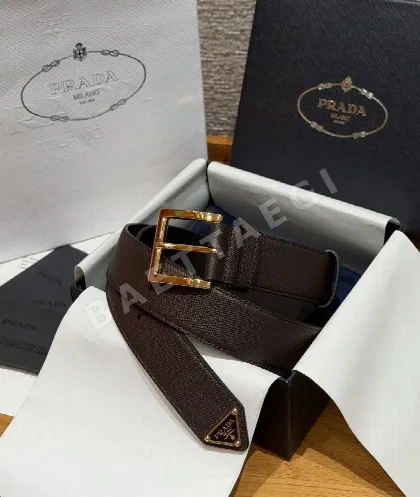 프라다 사피아노 가죽 33mm 남성 벨트 179408