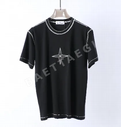 스톤아일랜드 남성 라운드넥 코튼 반팔 티셔츠 XL 47815
