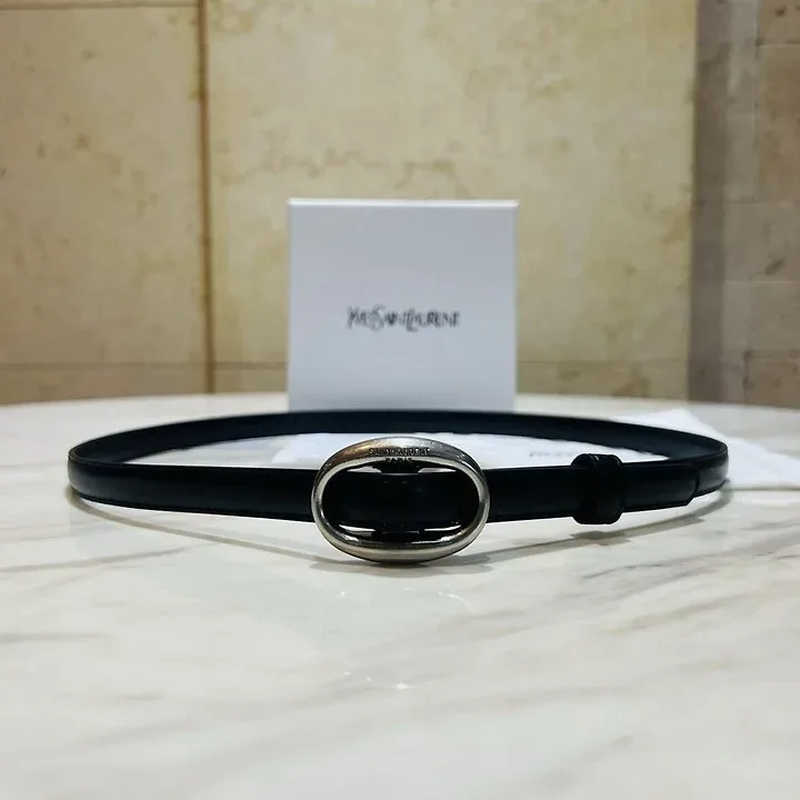 생** 15MM 오발버클 레더벨트 (수입) 이미지 9