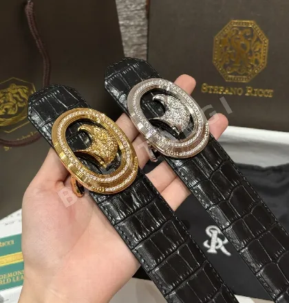 스테파노리치 이글 헤드 버클 소가죽 벨트 177950