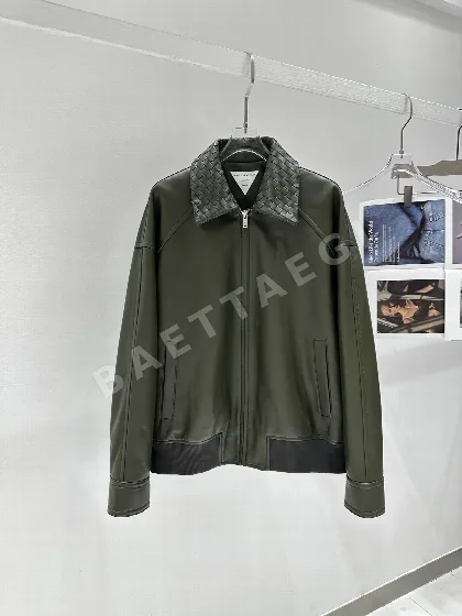보테가베네타 탈부착 라펠 램스킨 여성 자켓 194807