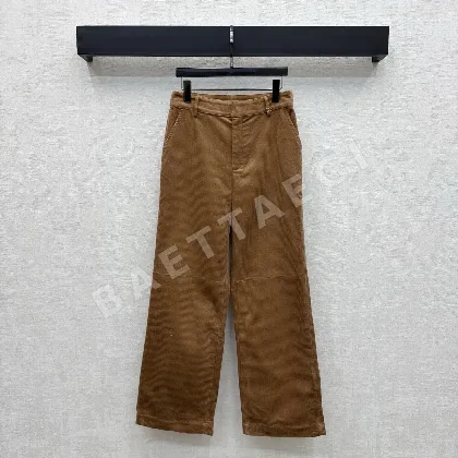 샤넬 캐러멜 코듀로이 바지 199886