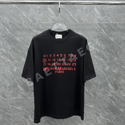 마르지엘라 디지털 프린트 남성 반팔 티셔츠 48229