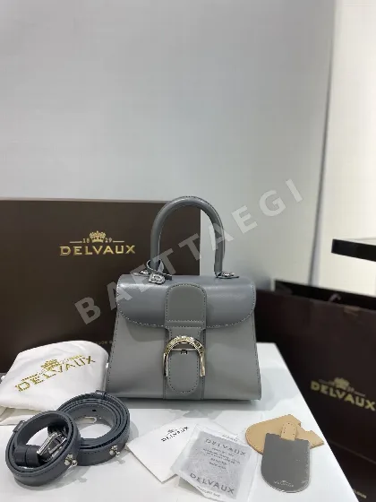 델보 더블 링 램스킨 숄더백 20 CM 191198