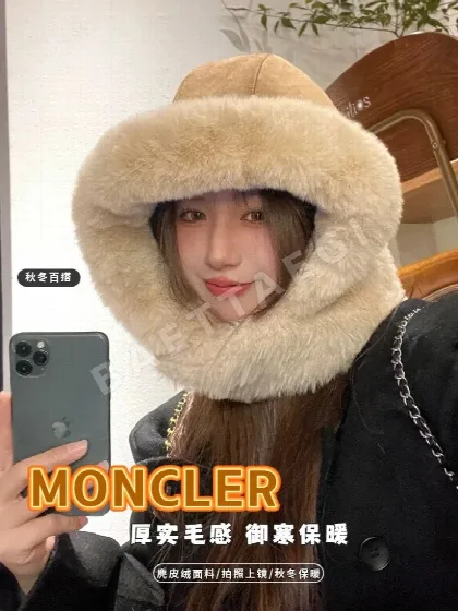 몽클레르 귀덮개 후드 여성용 모자 186880