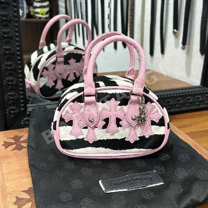 크롬하츠 제브라 헤어 볼링백 162818