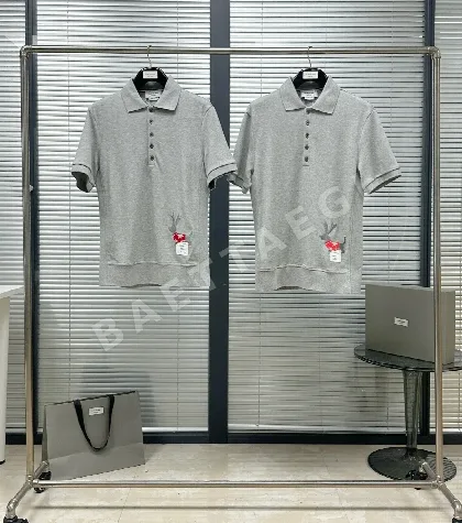 톰브라운 스노우플레이크 도그 피케 반팔셔츠 126258