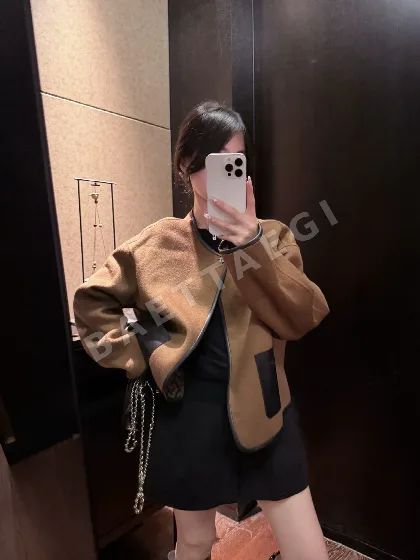 펜디 양면 캐시미어 울 자켓 202656