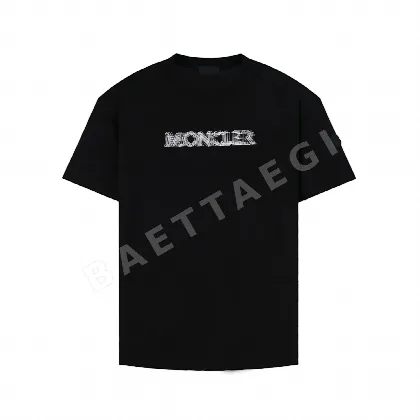 몽클레르 더블 로고 남성 반팔 티셔츠 48614