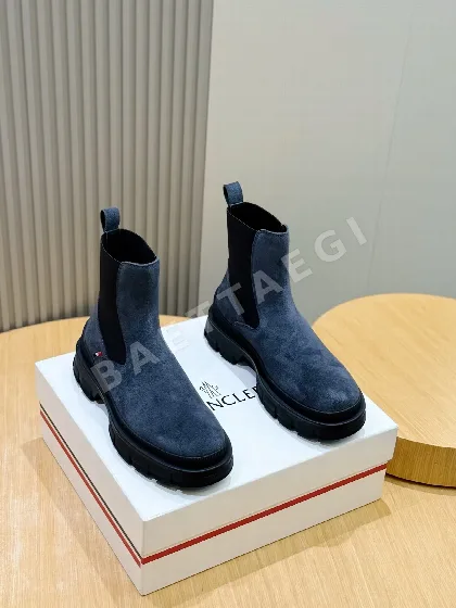 몽클레르 부츠 남성 소가죽 하이컷 디자인 208154