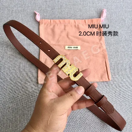 미우미우 가죽 벨트 57873