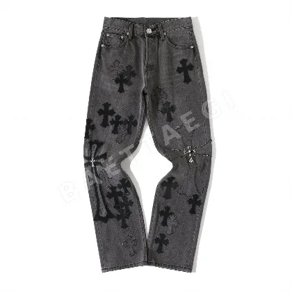 크롬하츠 그레이 데님 여성 바지 53661