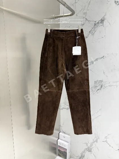 더로우 여성 가죽 바지 206007