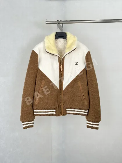 루이비통 모노그램 레이저 번아웃 플리스 야구 자켓 208209