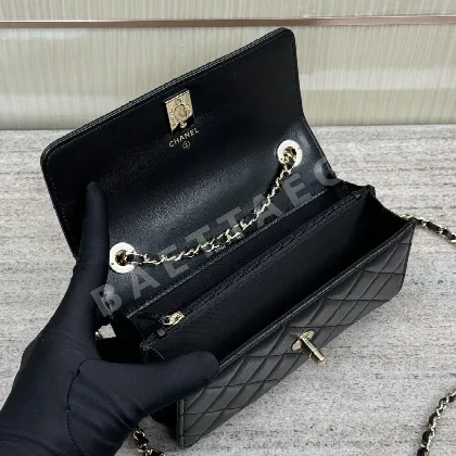 샤넬 24B 트리플 아코디언 백 블랙 가방 32936