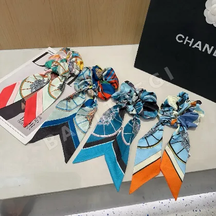에르메스 H형 리본 헤어 타이 185135
