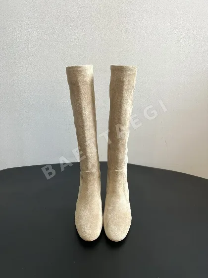 지안비토 스웨이드 청키힐 슬라우치 부츠 75204
