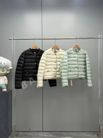 몽클레르 플뢰르 트위드 크롭 경량 여성 패딩 188547