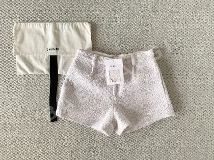 샤넬 트위드 여성 반바지 182475