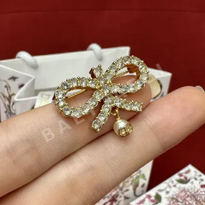 디올 리본 다이아몬드 브로치 178134