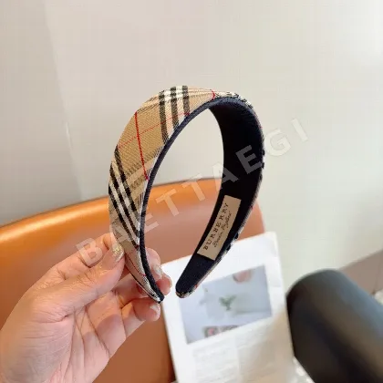 버버리 이중구조 넓은 헤어밴드 184964