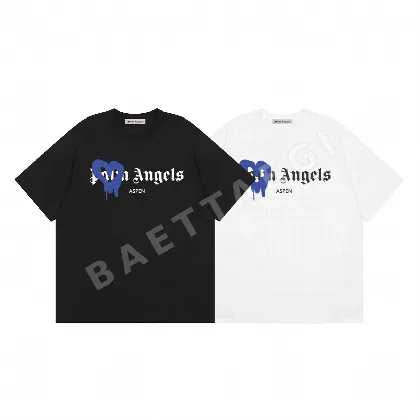 팜엔젤스 블루 하트 곰 남성 반팔 티셔츠 90245