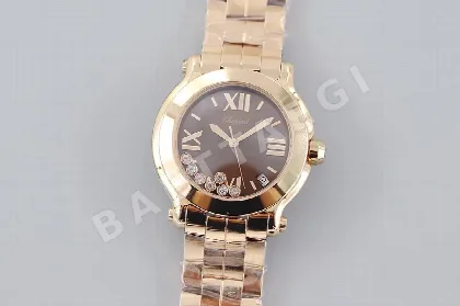 쇼파드 해피 스포츠 스틸 브레이슬릿 YF 공장 오토매틱 여성 시계 레플리카 45057 Chopard
